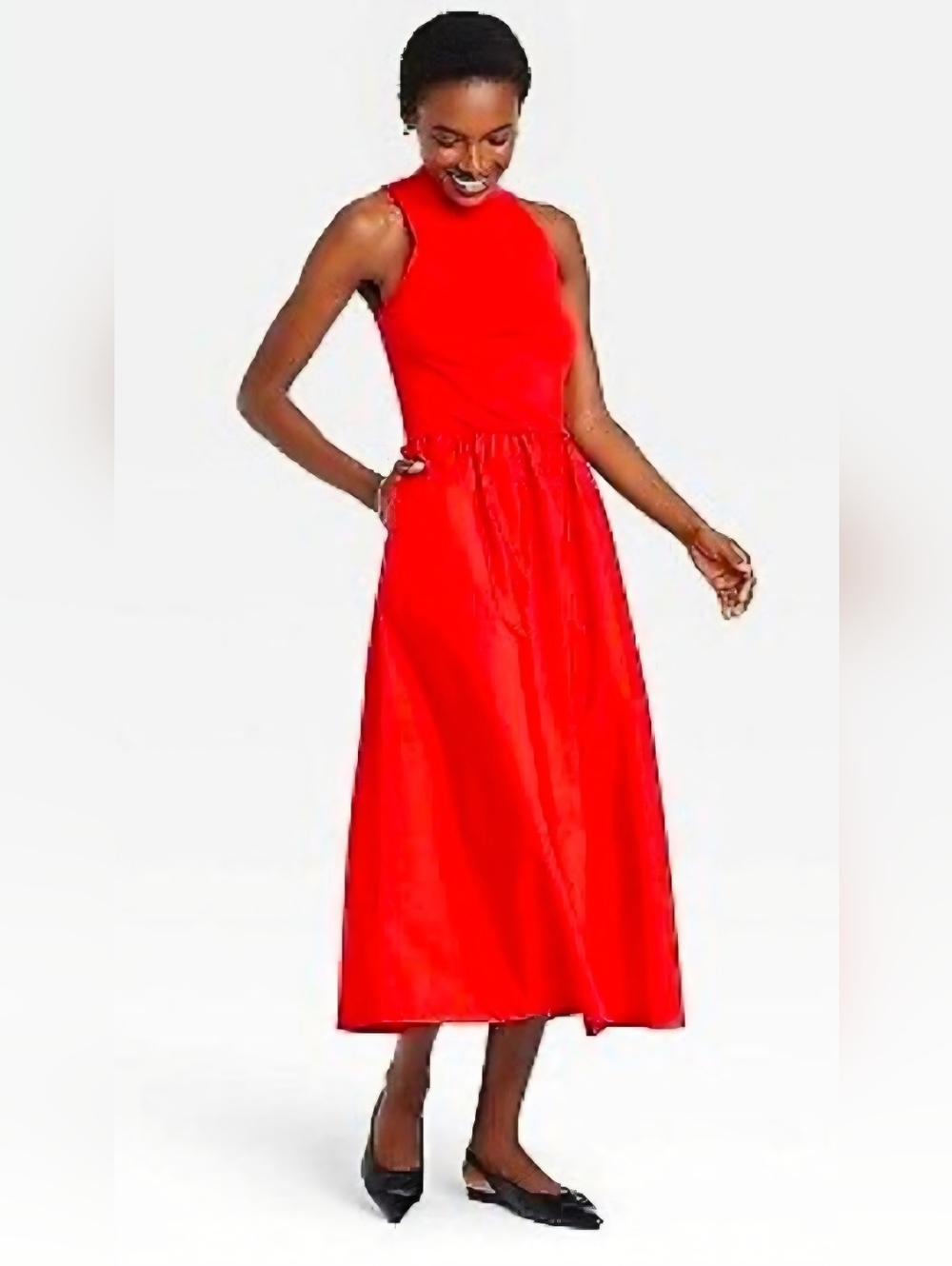 A New Day Red A Line Dress